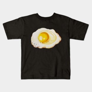 Fried Egg Painting - Sunny Side Up! Kids T-Shirt